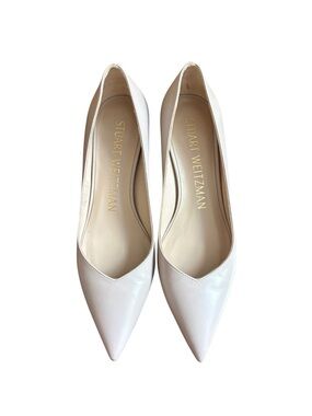 Stuart Weitzman Nude Leather Pumps